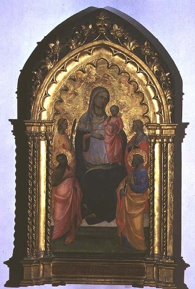 Madonna de la Humildad de Agnolo Gaddi