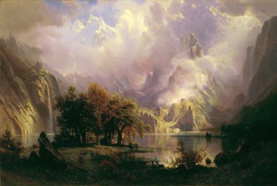 Paisaje de las Montañas Rocosas de Albert Bierstadt