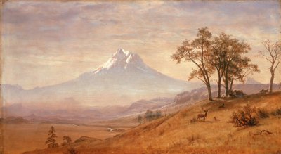 Monte Hood, 1863 de Albert Bierstadt