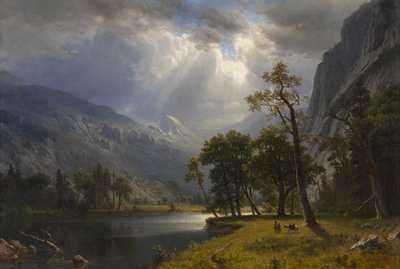 Valle de Yosemite, 1866 de Albert Bierstadt