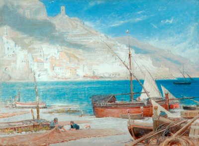 Amalfi, 1900 de Albert Goodwin