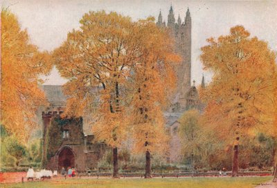 Catedral de Canterbury, 1908 de Albert Goodwin