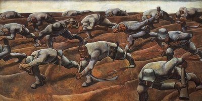 Los sin nombre. 1916 de Albin Egger Lienz