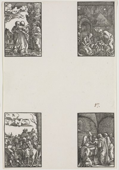 La caída y redención del hombre de Albrecht Altdorfer