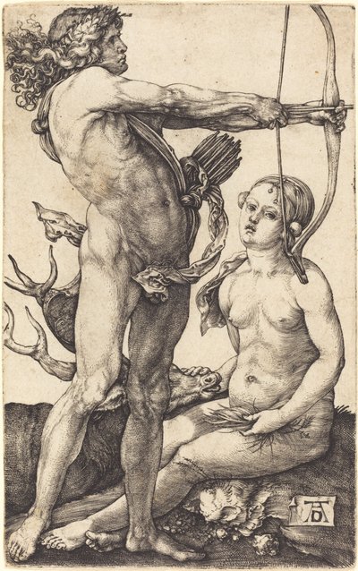 Apolo y Diana de Albrecht Dürer