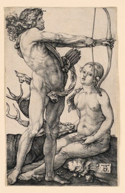 Apolo y Diana de Albrecht Dürer