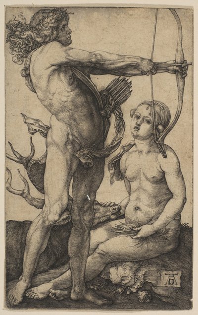 Apolo y Diana, ca. 1503 de Albrecht Dürer