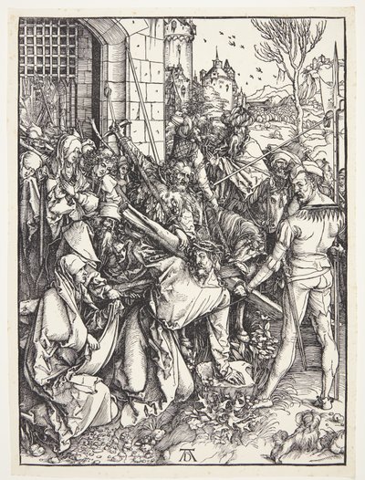 Cristo cargando la cruz de Albrecht Dürer