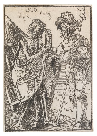 La muerte y el lansquenete, 1510 de Albrecht Dürer