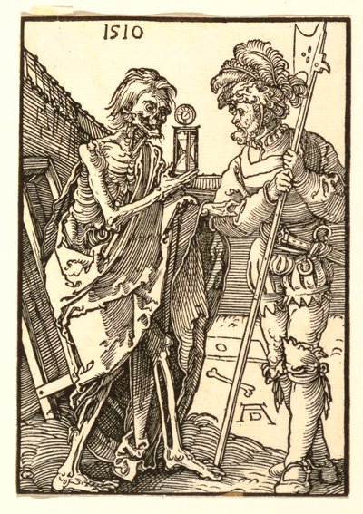 La muerte y el lansquenete de Albrecht Dürer