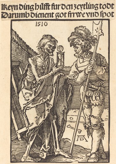 La Muerte y el Lansquenete, 1510 de Albrecht Dürer