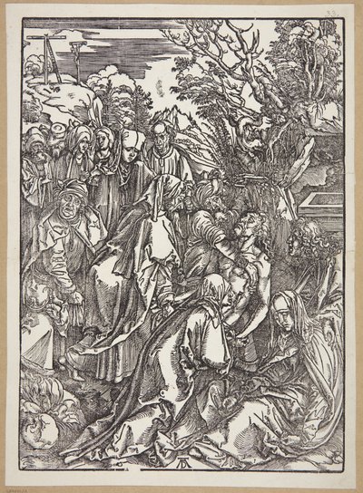 Deposición de Cristo de Albrecht Dürer