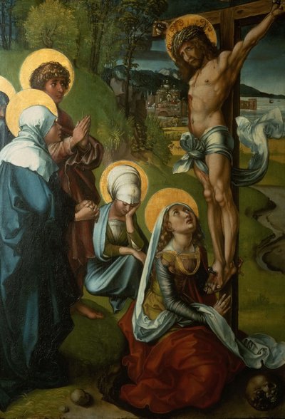 Políptico de los Siete Dolores Crucifixión, 1495-1496 de Albrecht Dürer