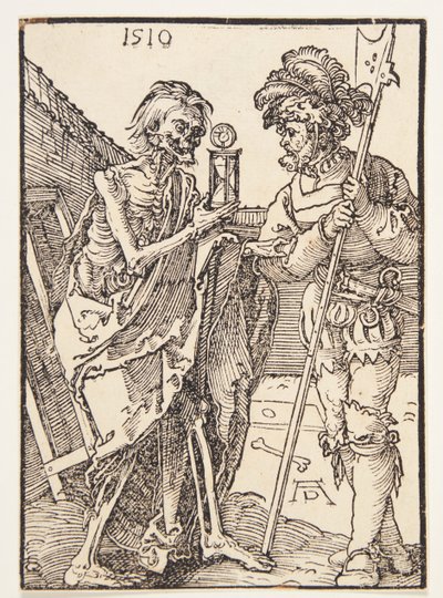 La muerte y el soldado de Albrecht Dürer