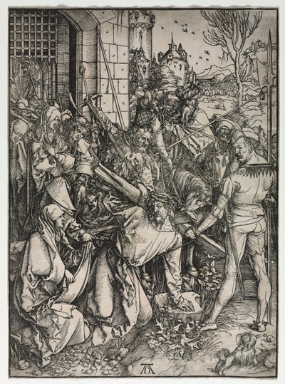 La gran pasión: Cristo llevando la cruz de Albrecht Dürer