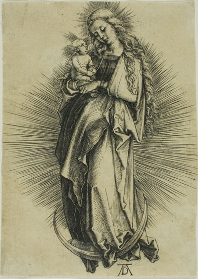 La Virgen en el Creciente de Albrecht Dürer
