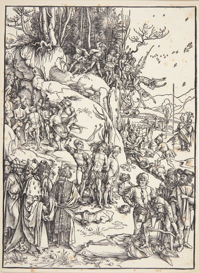 El martirio de los diez mil de Albrecht Dürer