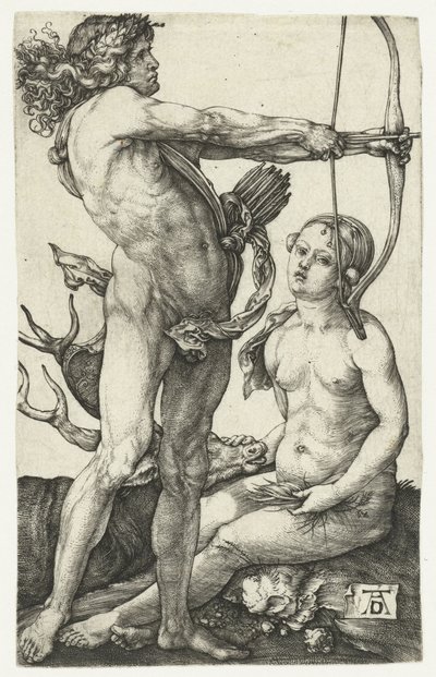 Apolo y Diana de Albrecht Dürer or Duerer