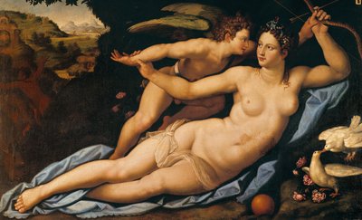 Venus y Cupido de Alessandro Allori