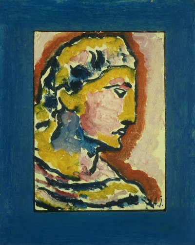 Cabeza; Kopf, 1930 de Alexej von Jawlensky