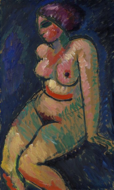 Desnudo femenino sentado de Alexej von Jawlensky