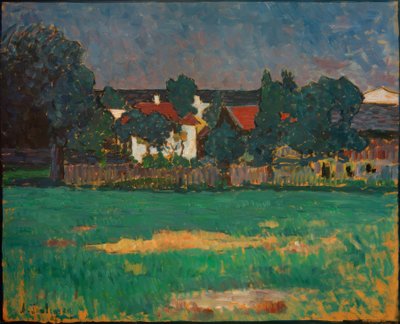 Paisaje de Wasserburg de Alexej von Jawlensky