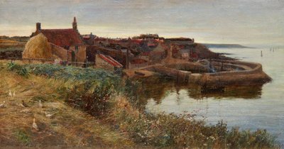 Puerto de Crail al Anochecer de Alfred East