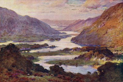 Lagos de Killarney desde la carretera de Kenmare de Alfred Heaton Cooper