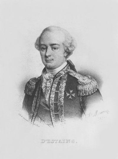 Charles Hector, conde de Estaing de Alfred Leon Lemercier