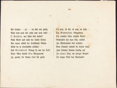 También una danza macabra: Página de texto de Alfred Rethel