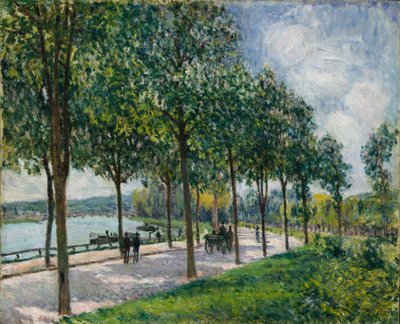 Alameda de Castaños, 1878 de Alfred Sisley