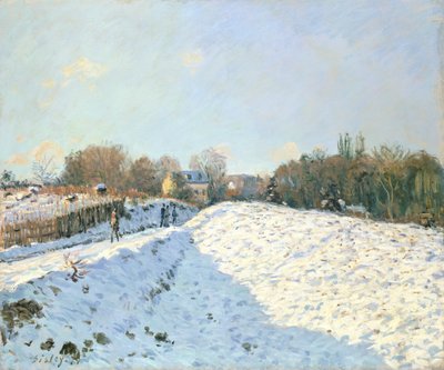 Efecto de nieve en Argenteuil, 1874 de Alfred Sisley