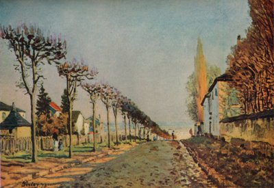 Le chemin de la Machine, 1873, 1929 de Alfred Sisley