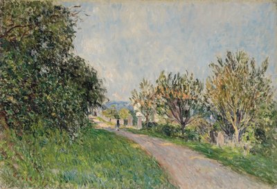 Camino cerca de Sèvres, 1879 de Alfred Sisley