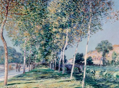 Camino de Louveciennes de Alfred Sisley (1839-1899) de Alfred Sisley