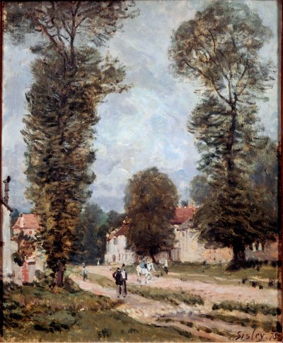 Camino a Versalles de Alfred Sisley