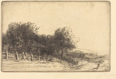 Paisaje de Alphonse Legros