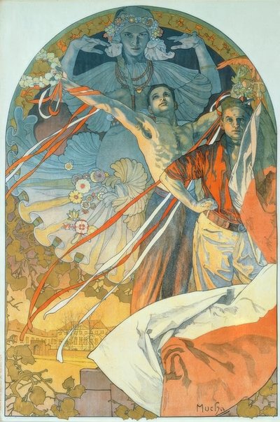 8.º Festival Sokol de Alphonse Mucha