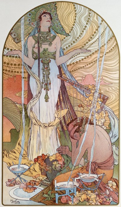 Salambo, 1897 de Alphonse Mucha