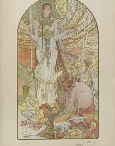 Salambó de Alphonse Mucha