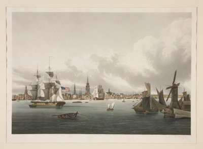 Vista de Filadelfia de Ambroise Louis Garneray