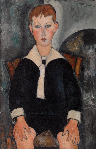 Chico en traje de marinero de Amedeo Modigliani