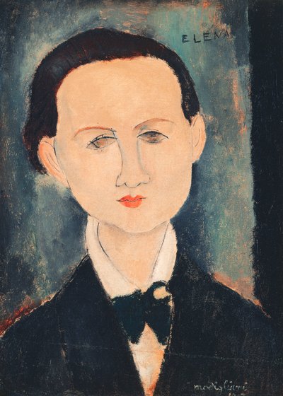 Elena Povolozky, 1917 de Amedeo Modigliani