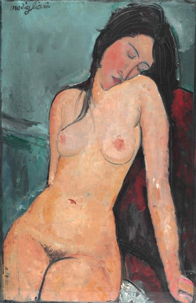 Desnudo femenino, c. 1916 de Amedeo Modigliani