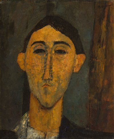 Cabeza de un hombre, c.1915-16 de Amedeo Modigliani