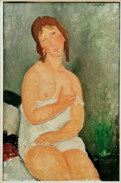 Joven mujer sentada de Amedeo Modigliani