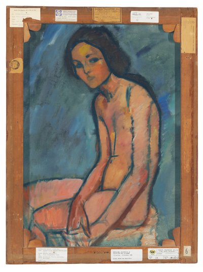 Desnudo sentado, c.1909 de Amedeo Modigliani