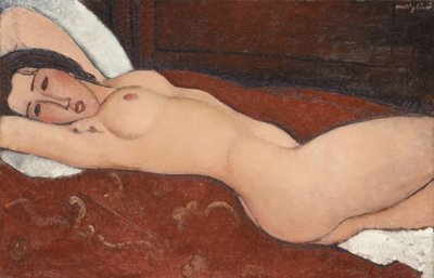 Desnudo reclinado, 1917 de Amedeo Modigliani