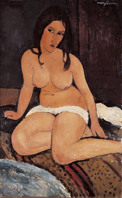 Desnudo sentado, 1917 de Amedeo Modigliani