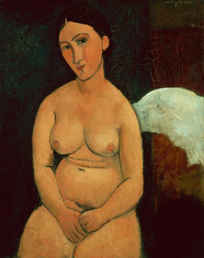 Desnudo sentado de Amedeo Modigliani